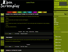 Tablet Screenshot of openscreenplay.org